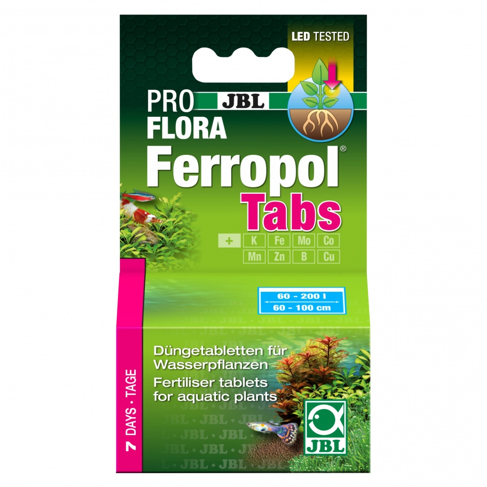 Fertilizant pastile JBL Pro Flora Ferrotabs 30 tabl. Pentru 750 l JBL