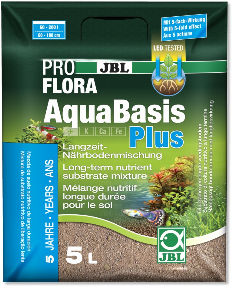 Fertilizant substrat JBL ProFlora AquaBasis Plus 5 l, 6 kg JBL