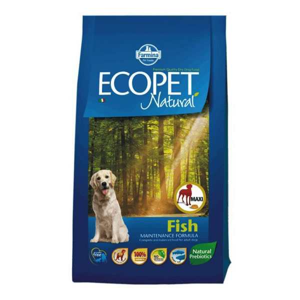 Ecopet Natural Dog Adult Maxi Fish 12 Kg Farmina imagine 2022