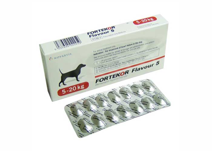 Fortekor 5 mg (5-20 kg) 14 tablete : 68,27 RON - PetMart PetShop