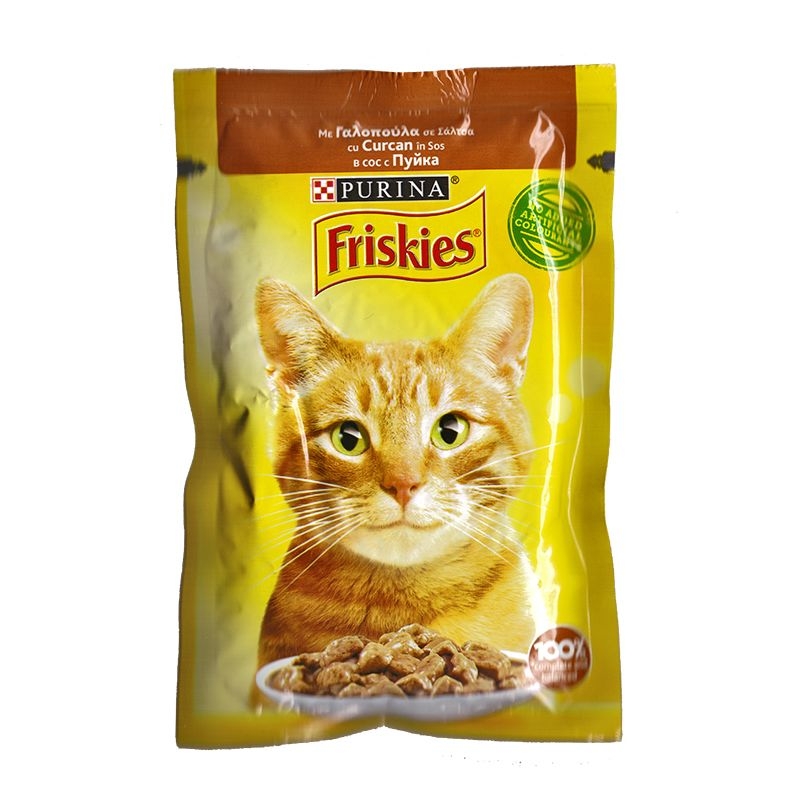 Friskies pisica plic curcan, 85 g