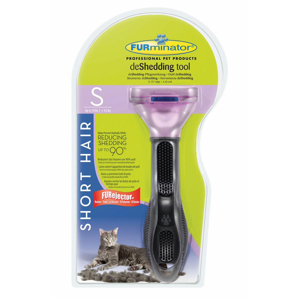 Perie pisica furminator design par scurt s