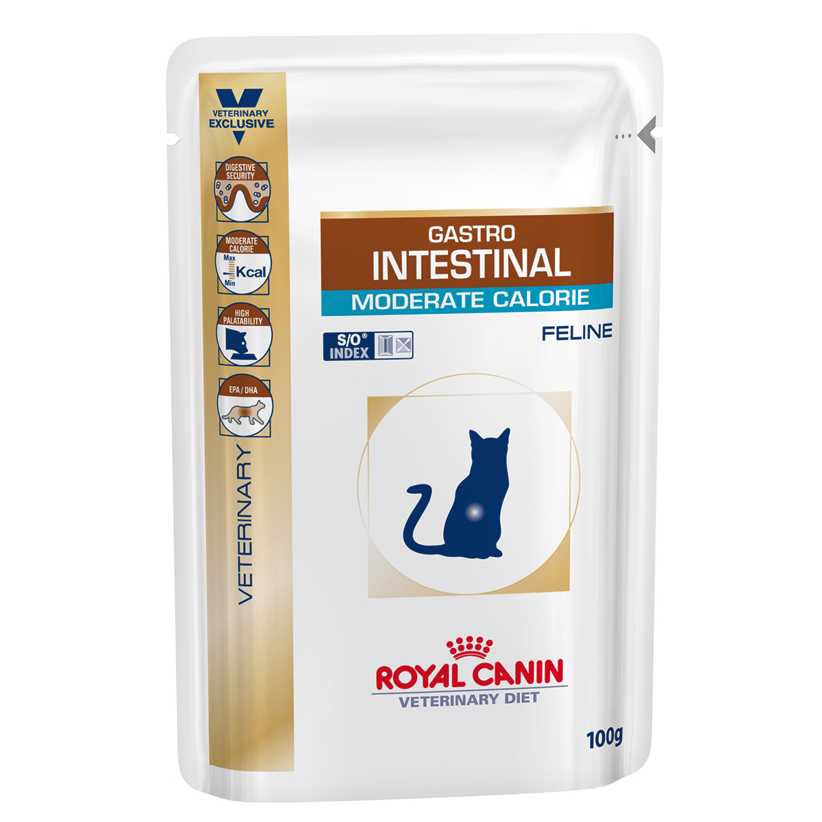 Royal canin gastro intestinal moderate calorie cat 12 plicuri x 100 g