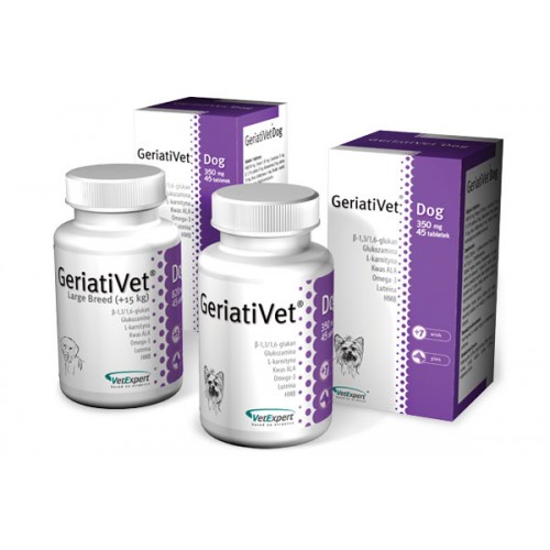 Geriativet dog s, 350 mg, 45 tablete