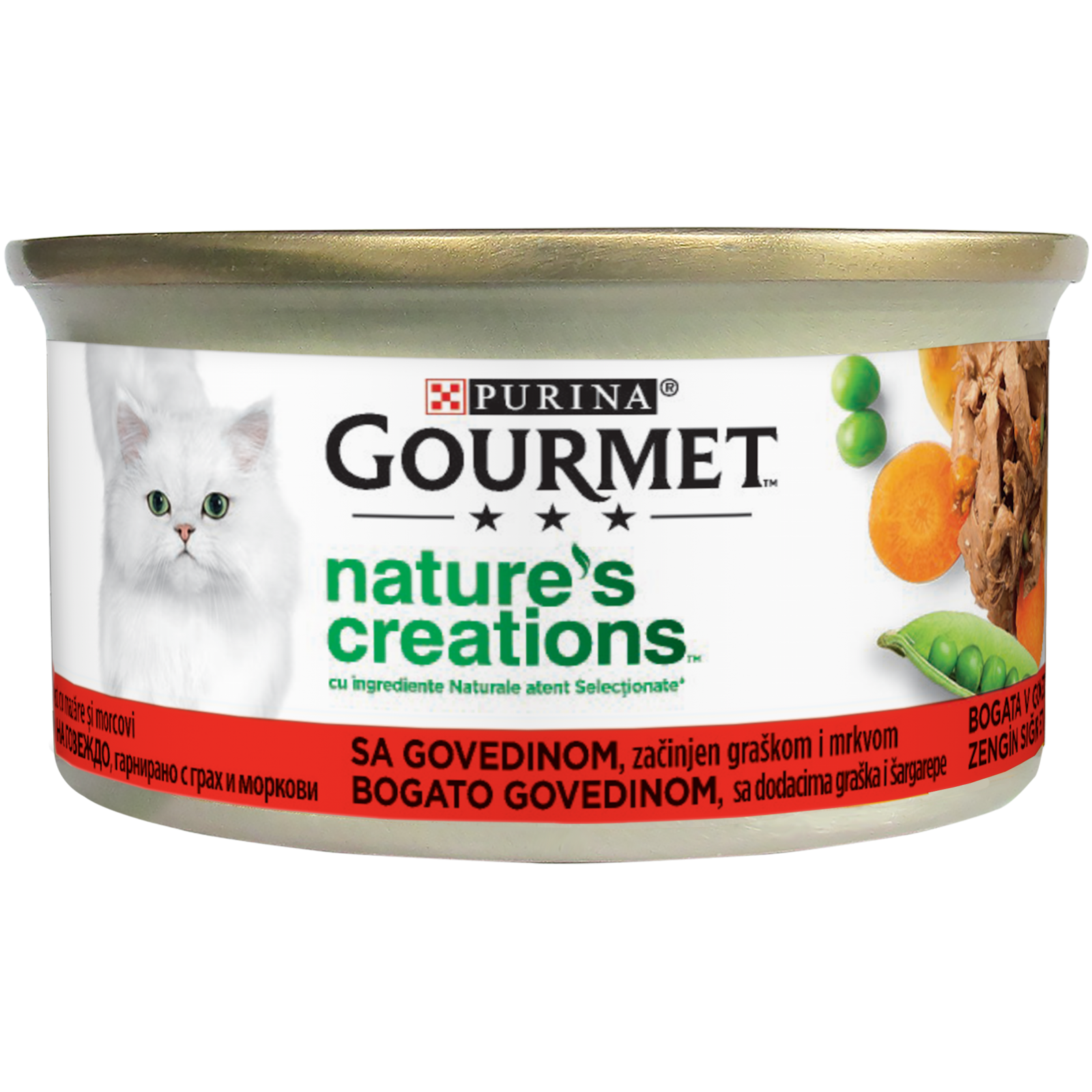 Gourmet Nature’s Creations, File Vita si Mazare, 85 g Gourmet imagine 2022