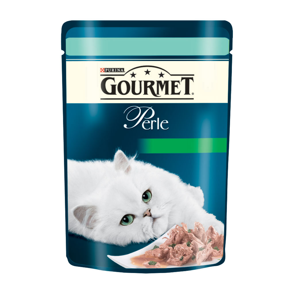 Gourmet perle pastrav, spanac 85 g