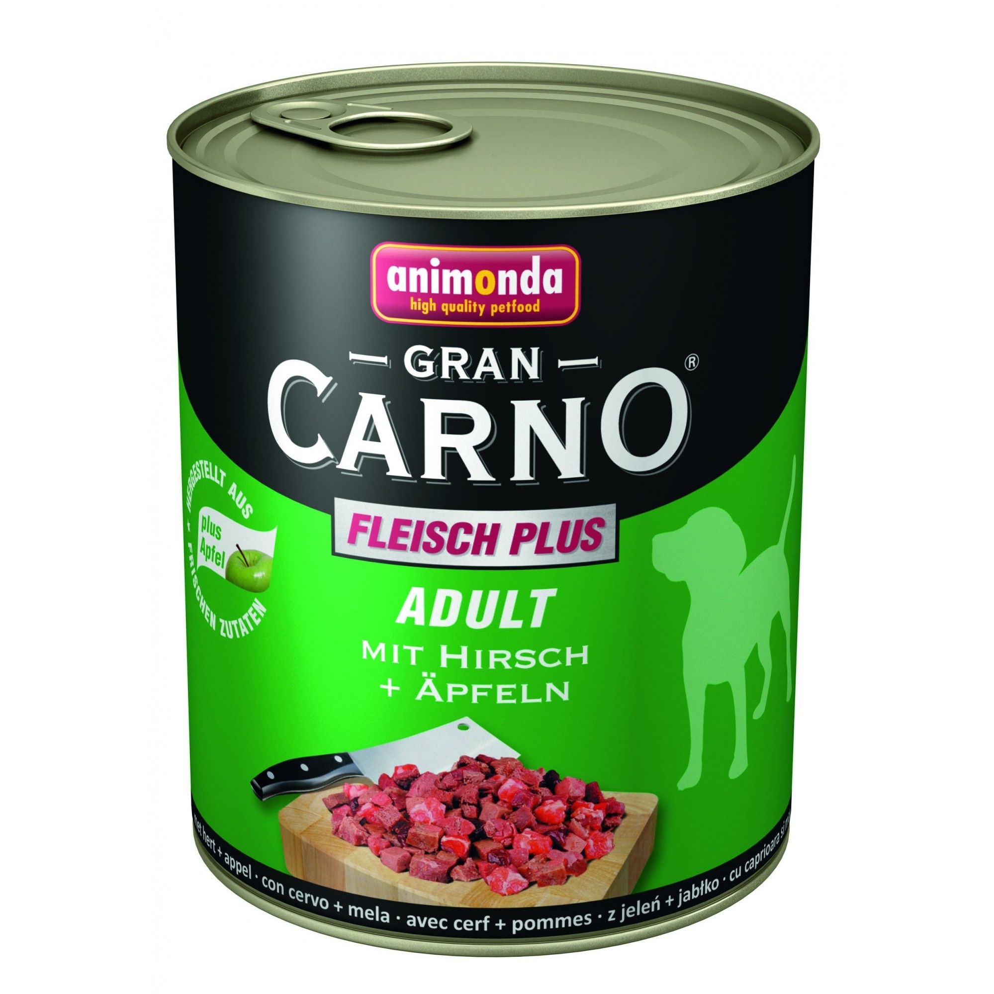 Hrana umeda caini, Grancarno Adult Dog Caprioara + Mar, 800 g imagine