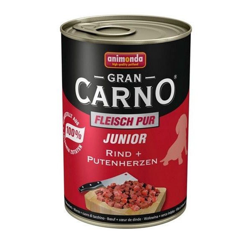Hrana umeda caini, grancarno junior dog vita + inima, 400 g