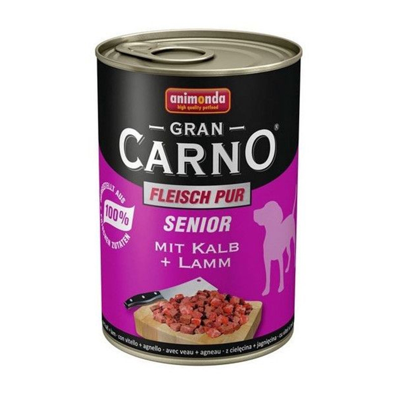 Hrana umeda caini, Grancarno Senior Dog Vita + Miel, 400 g imagine