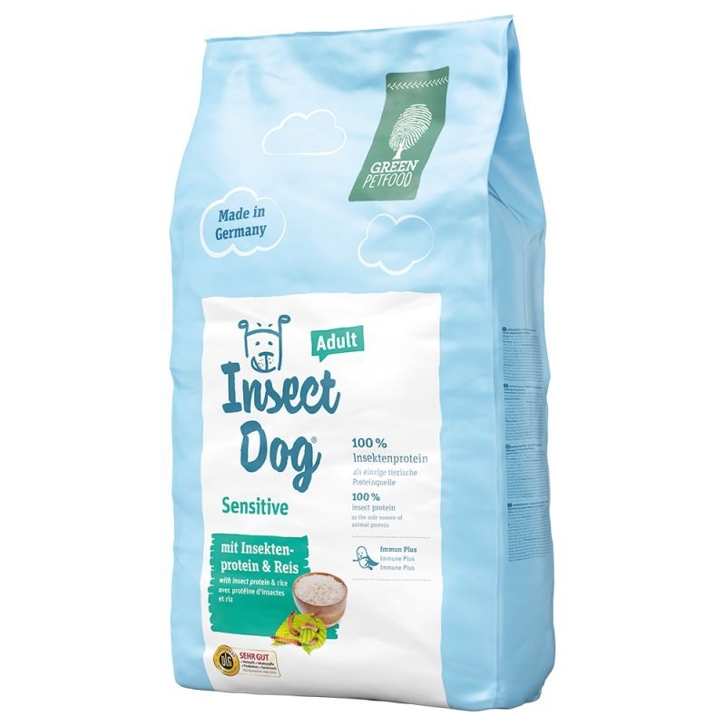 Green Insect Dog Sensitive, 15 kg Green Petfood