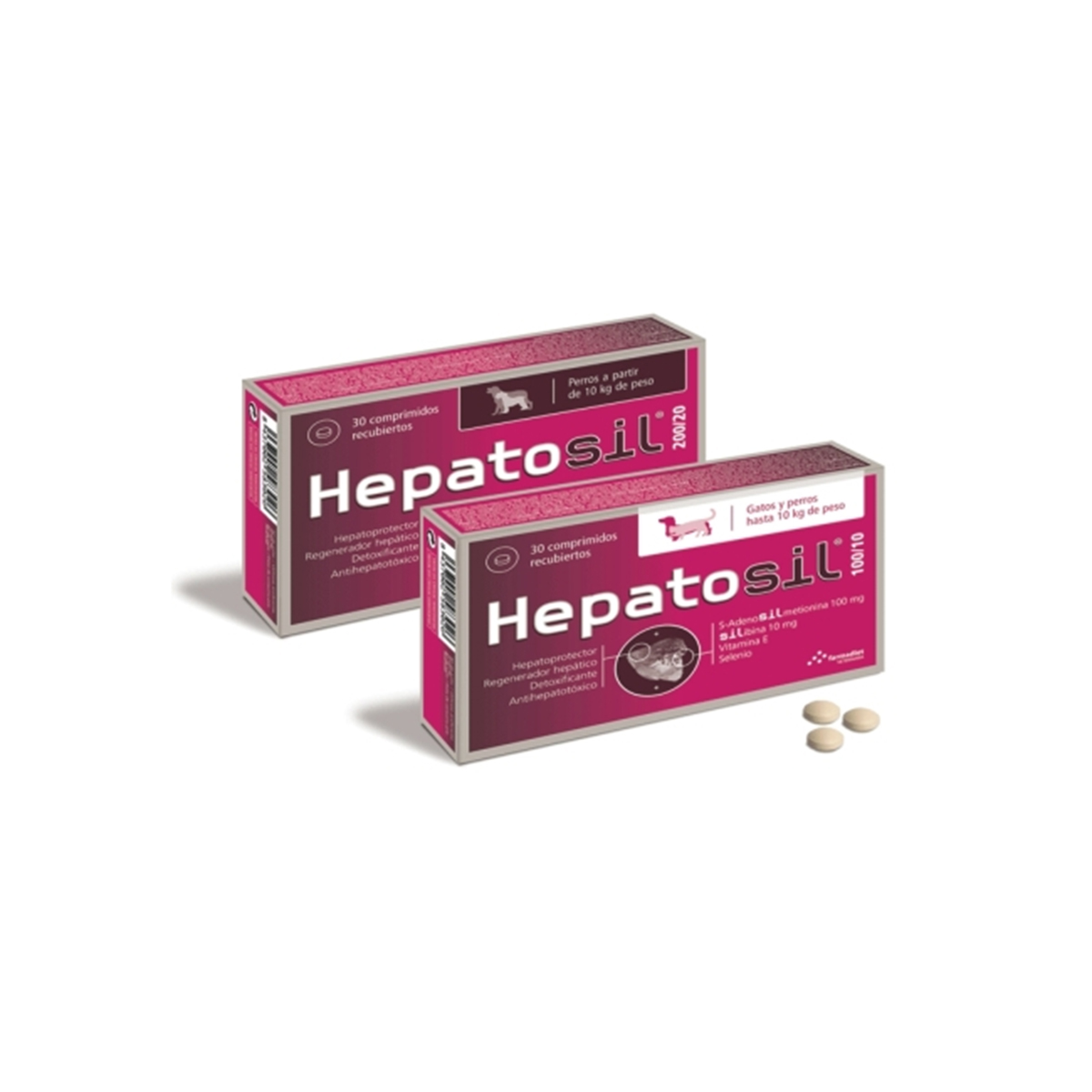 Hepatosil 100/10 x 30 tablete petmart