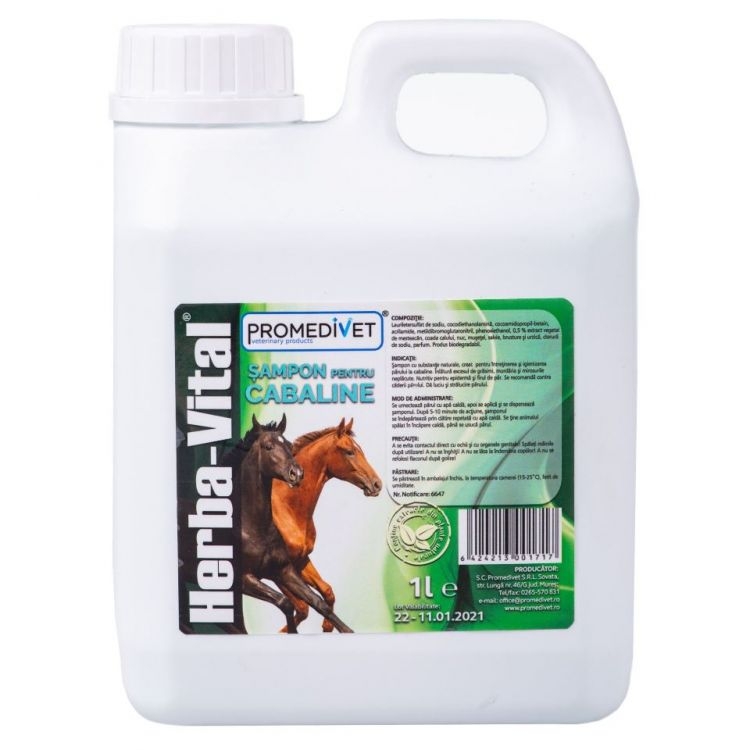Sampon herba vital pentru cabaline, 4dog, 1l