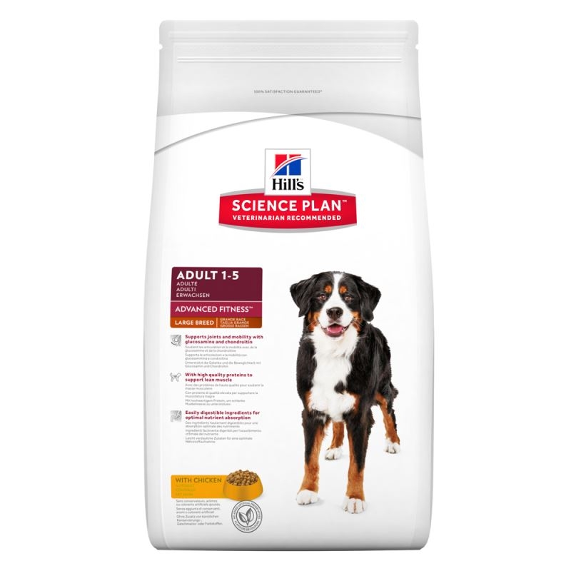 Hill's sp adult advanced fitness large breed hrana pentru caini cu pui 3 kg