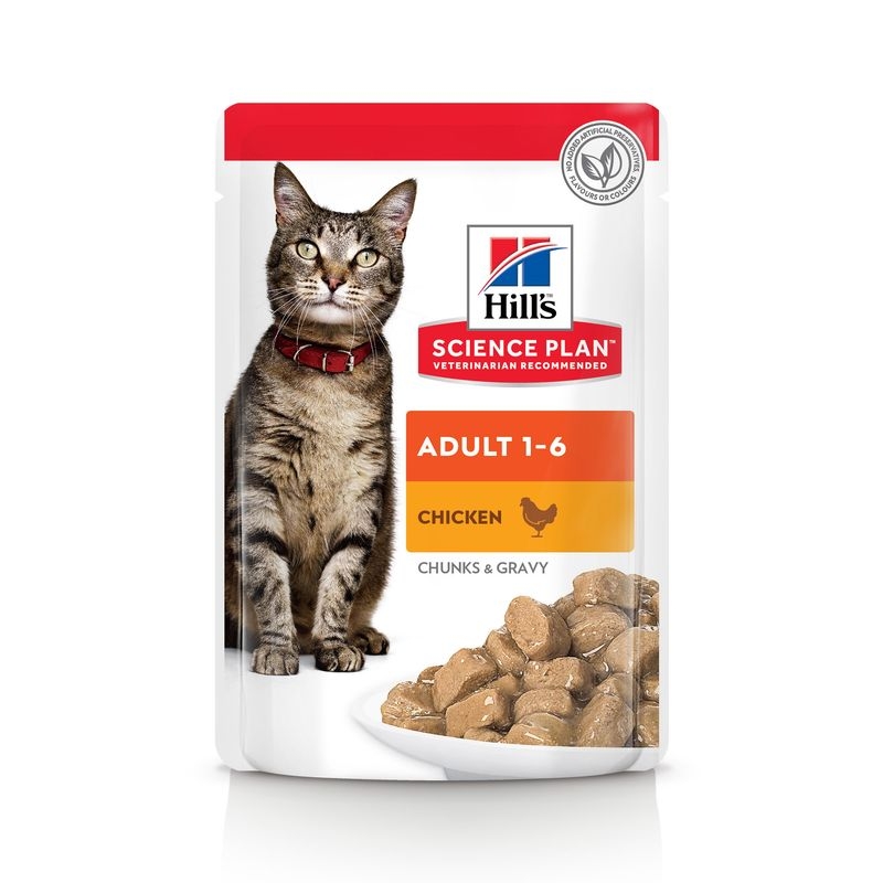 Hill's SP Adult hrana pentru pisici cu pui 85 g (plic) imagine