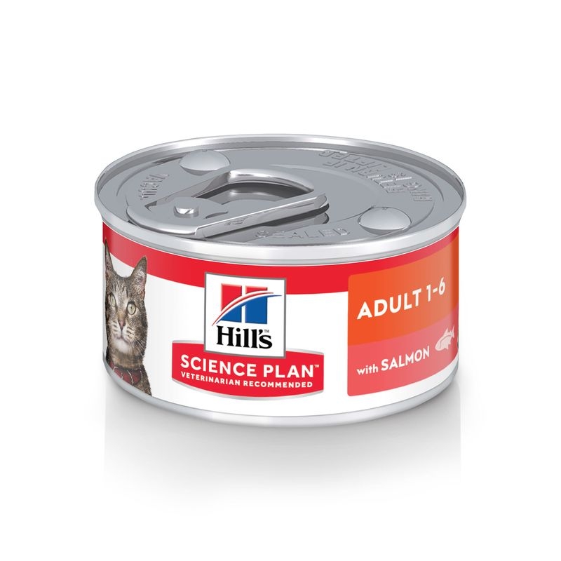 Hill's SP Adult hrana pentru pisici cu somon 82 g (conserva) imagine