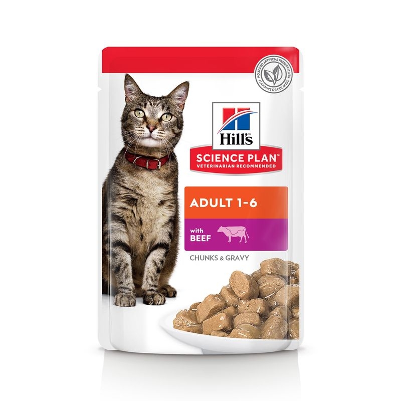 Hill’s SP Feline Adult Beef, 85 g (plic) Hill's imagine 2022