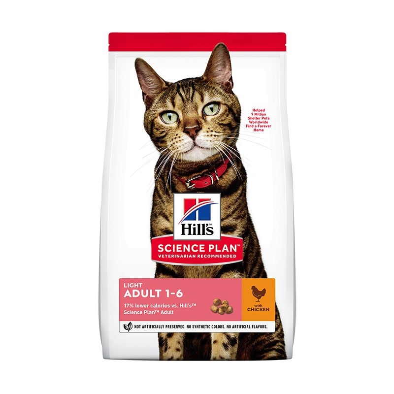 Hill's SP Adult Light hrana pentru pisici cu pui 10 kg imagine