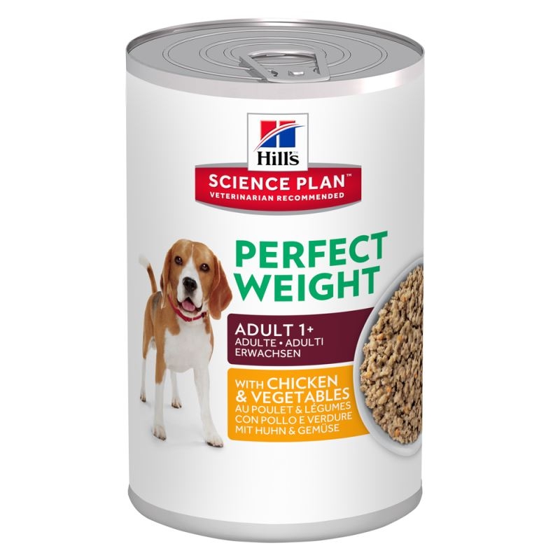Hill\'s SP Canine Perfect Weight cu pui si legume 363 g