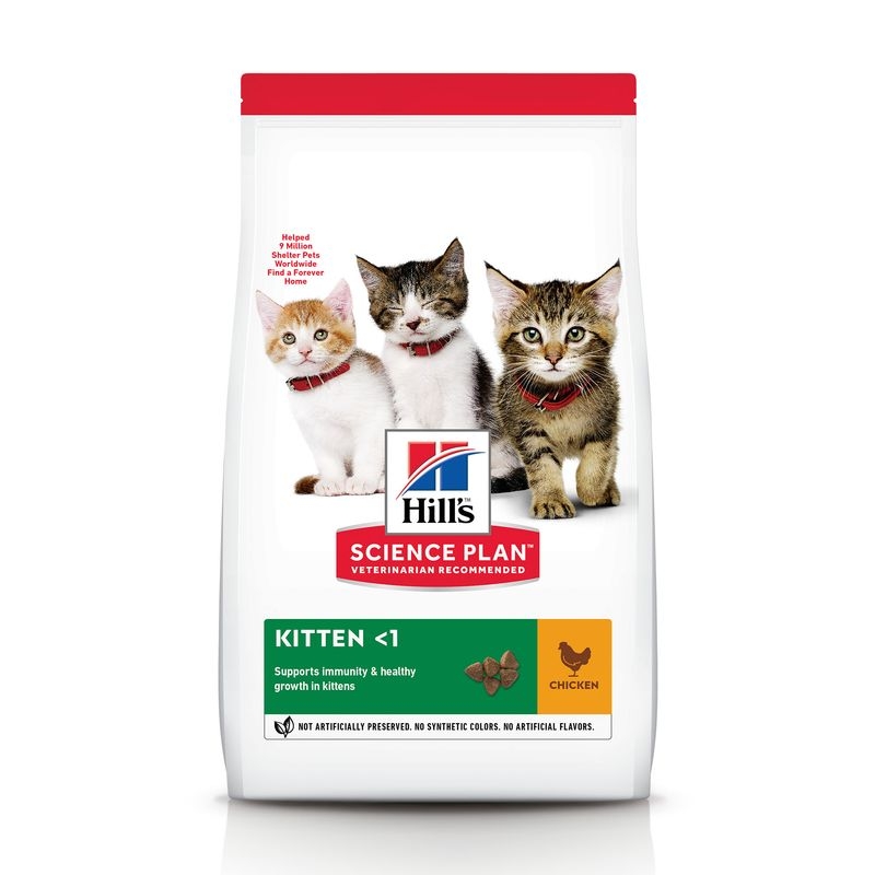 Hill's SP Kitten Healthy Development hrana pentru pisici cu pui 300 g imagine
