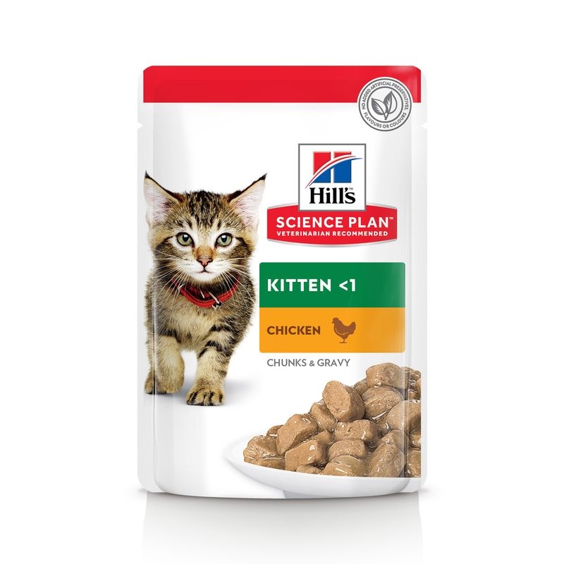 Hill's SP Kitten hrana pentru pisici cu pui 85 g (plic) imagine