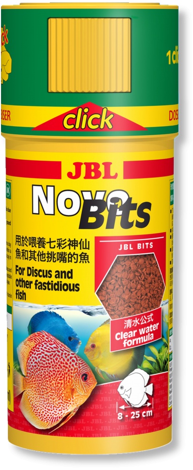 Hrana granule pentru toate speciile JBL NovoBits Click 250 ml JBL imagine 2022