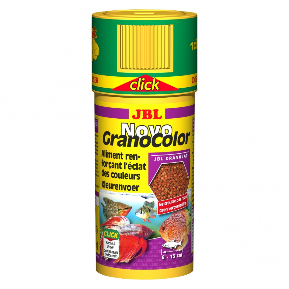 Hrana granule pentru toate speciile JBL NovoGranoColor Click 250ml JBL