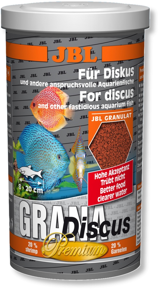 Hrana granule premium pentru Discus JBL Grana-Discus 250 ml Refill JBL imagine 2022