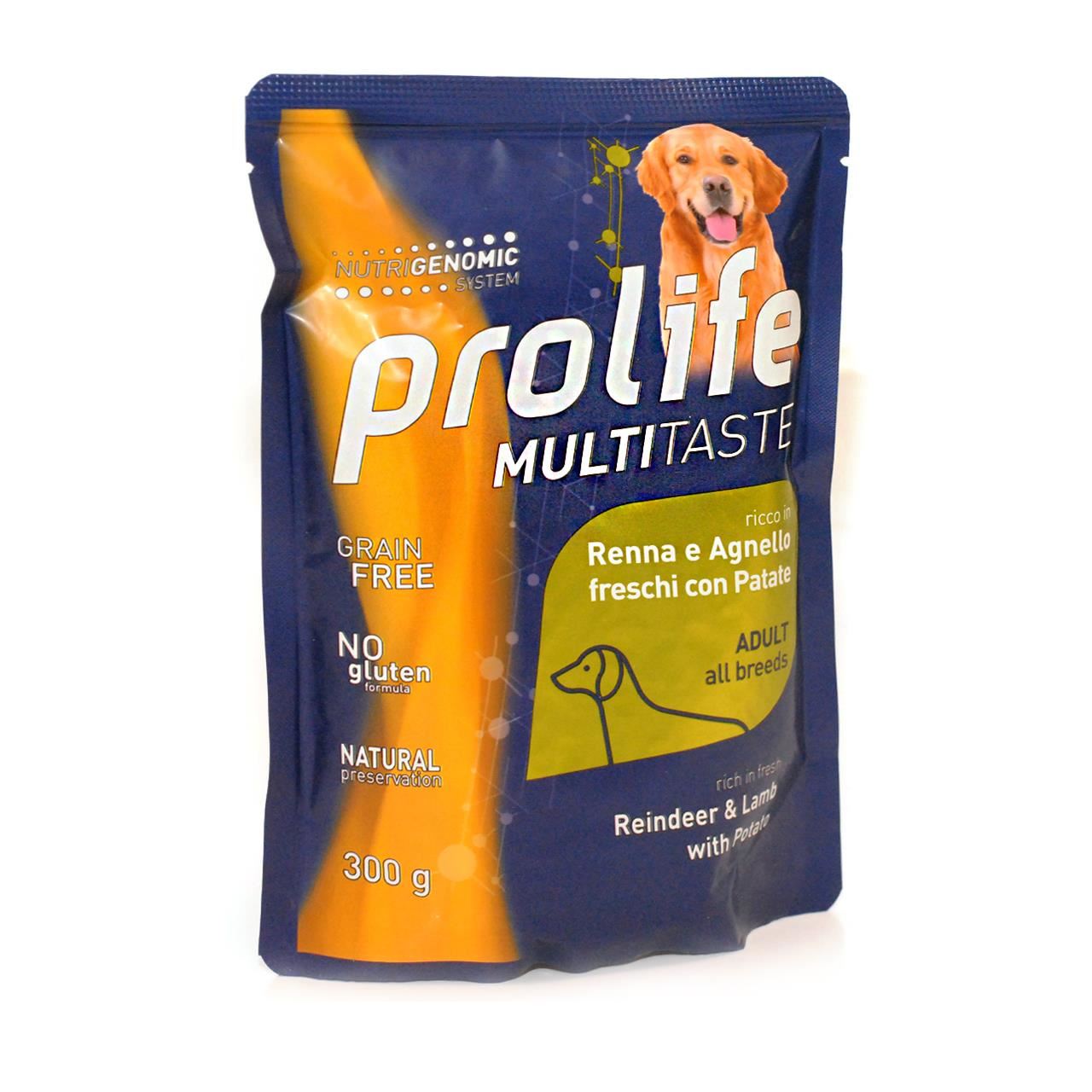 Hrana Umeda Pentru Caini Premium Prolife Dog Plic Ren/miel/cartof/free Grain 300g petmart.ro