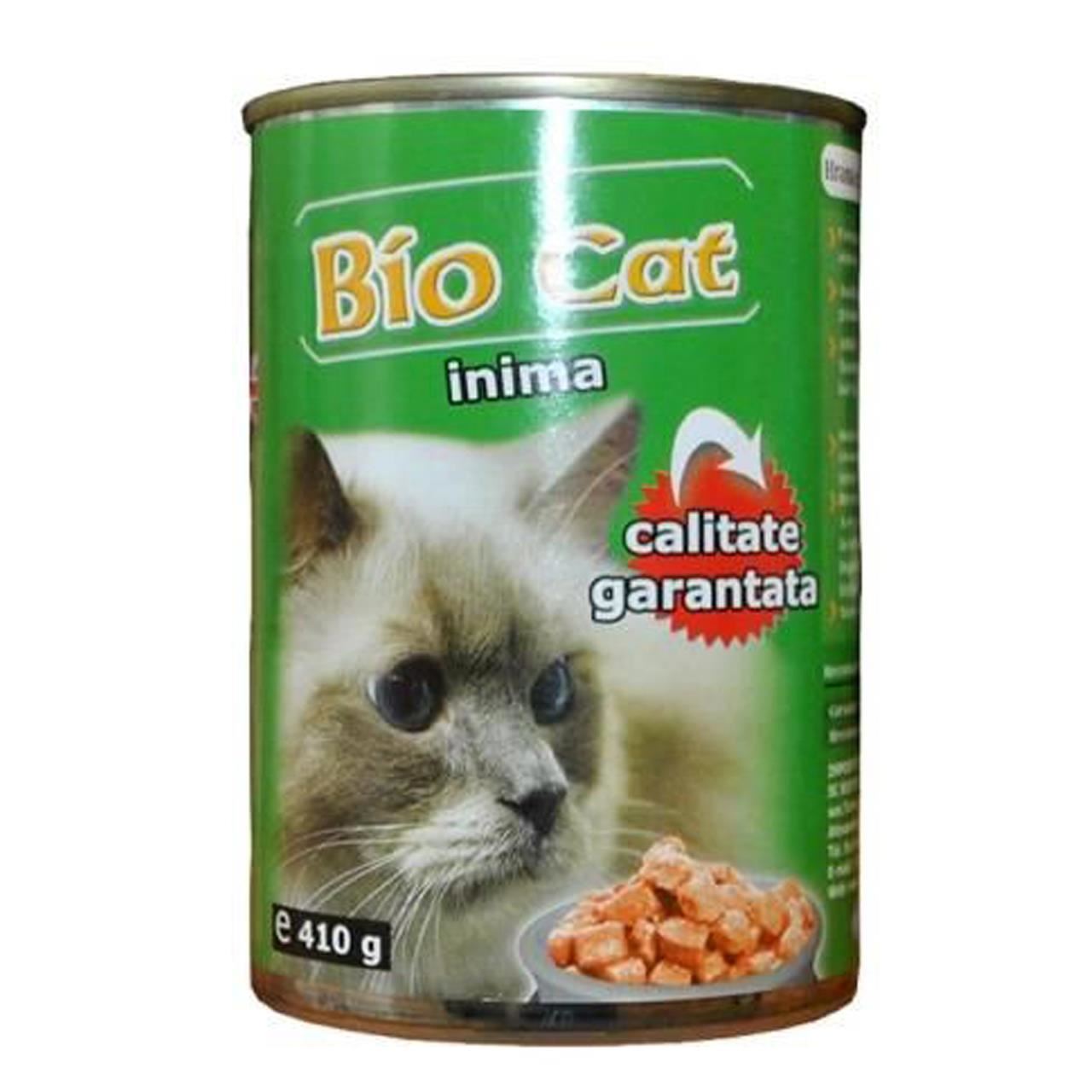 Hrana Umeda Pentru Pisici Biocat Inima 410 Gr (24 Buc/ Bax) BIOCAT