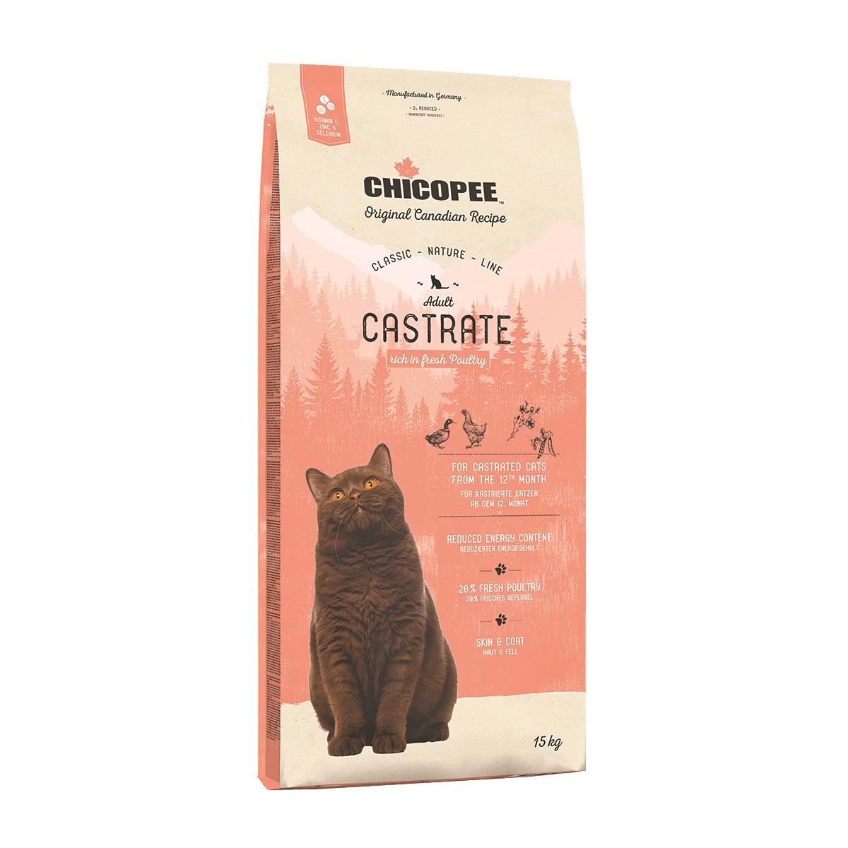 Hrana Uscata Pentru Pisici Super-premium Chicopee Cat Cnl Castrate Poultry 15kg/5053015 CHICOPEE