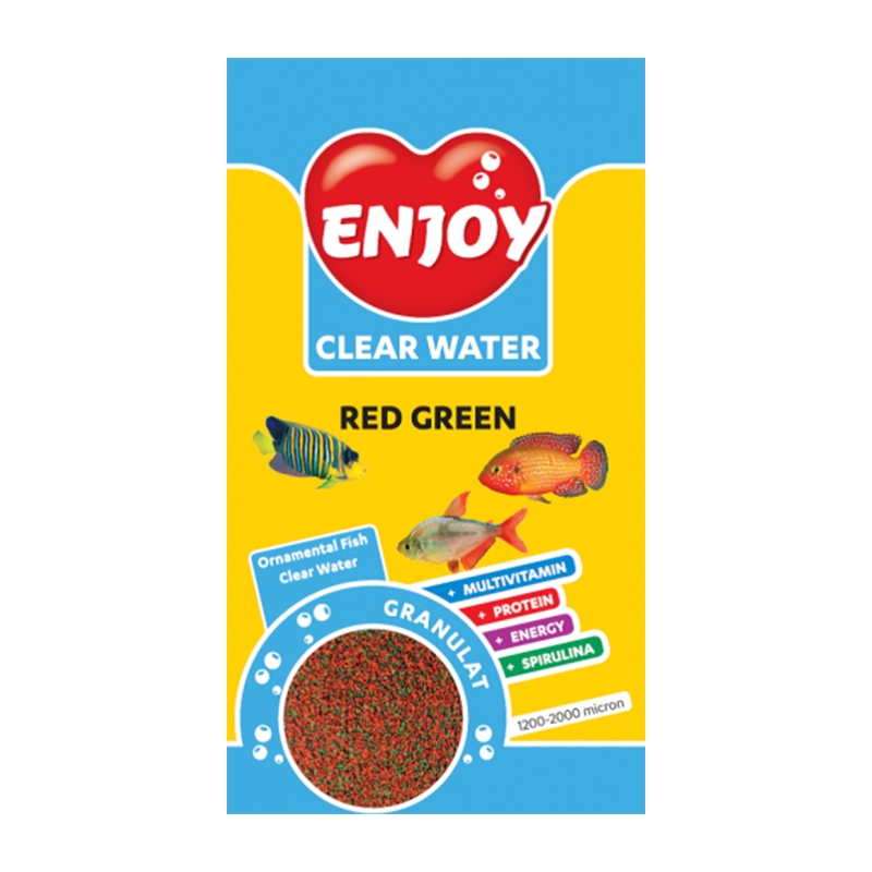 Hrana granule pesti, Enjoy Red Green, 250 ml imagine
