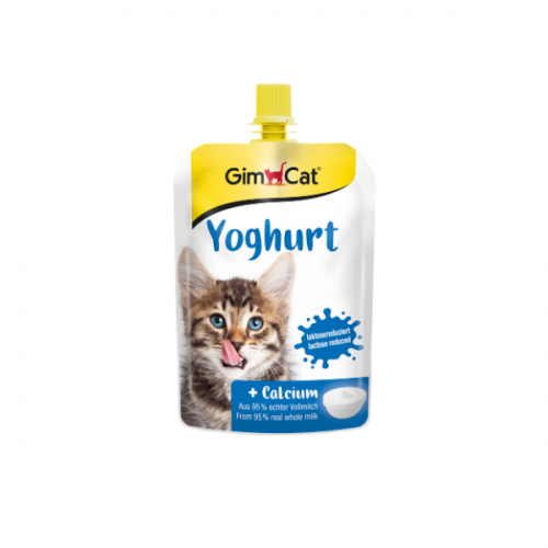 Hrana umeda pentru pisici, Gimcat Iaurt, 150 g Gimpet