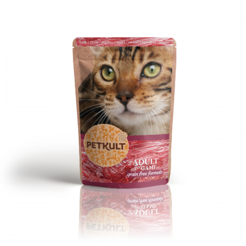 Hrana umeda pisici, petkult cu vanat, 100 g