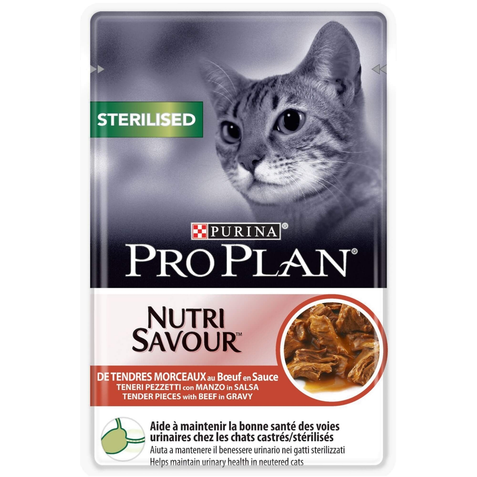 Pro Plan Sterilised NutriSavour Vita, 85 g petmart.ro