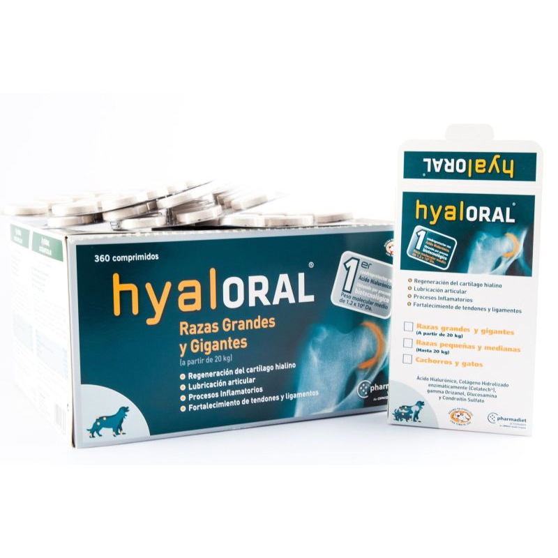 Hyaloral Large Breed 12 tablete/blister Farmadiet imagine 2022