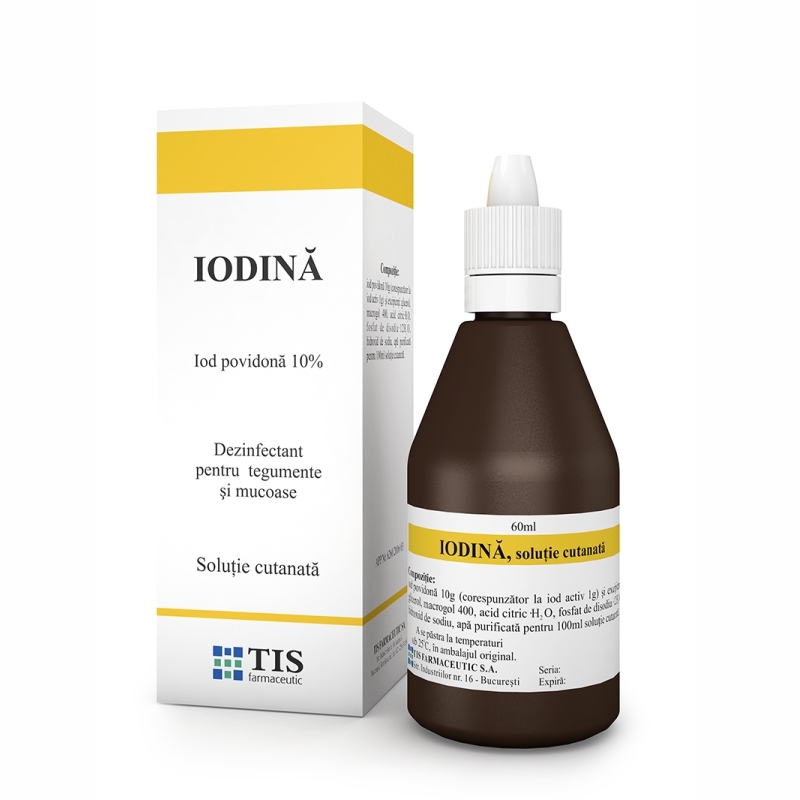 Iodina 10% (betadina), 1 L petmart.ro