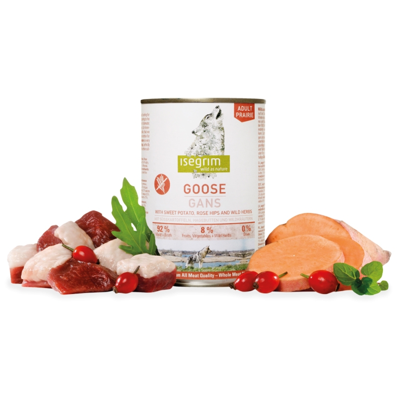 Hrana umeda, Isegrim Dog Adult Goose, 400 g Isegrim imagine 2022