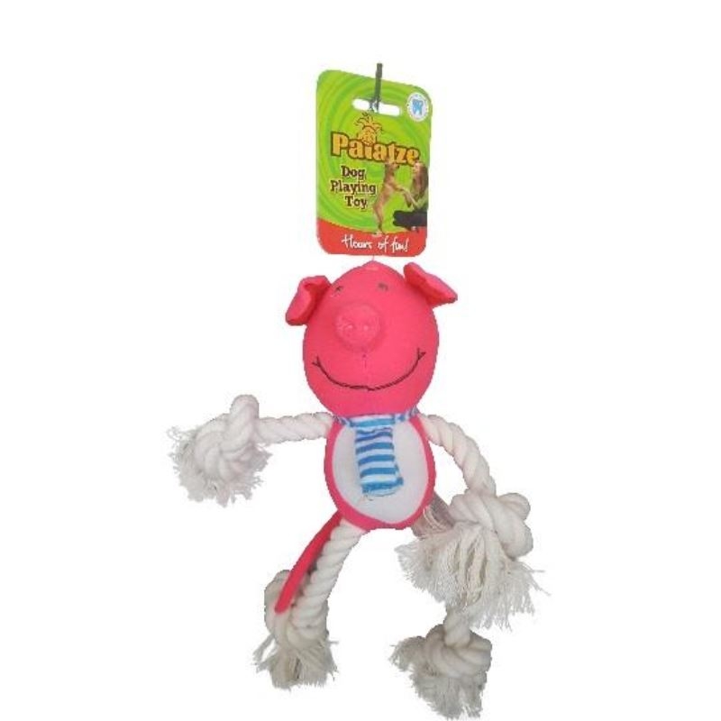 Jucarie paiatze dog porcusor, roz, 30 cm