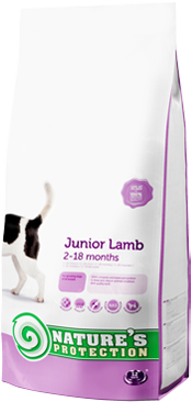 NATURES PROTECTION DOG JUNIOR WITH LAMB 2 KG