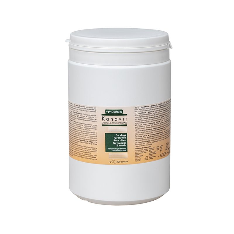 Kanavit calciu & trace mineral, 1400 tablete