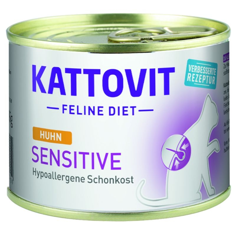 Conserva Kattovit Sensitive Protein, Pui, 185 g petmart