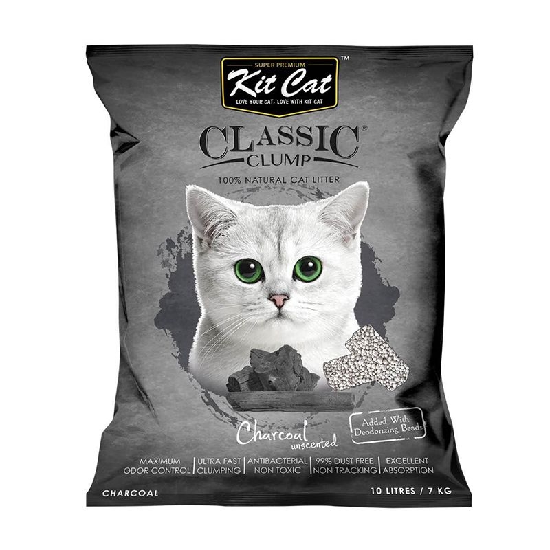 Kit Cat Litter Charcoal, 10 l