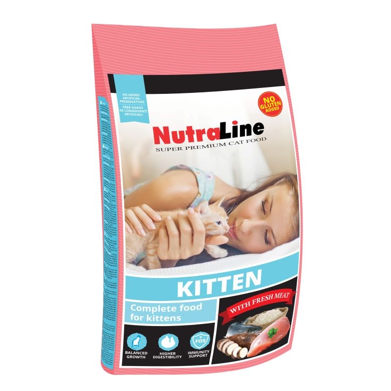 NUTRALINE PISICA KITTEN, 10 KG Nutraline