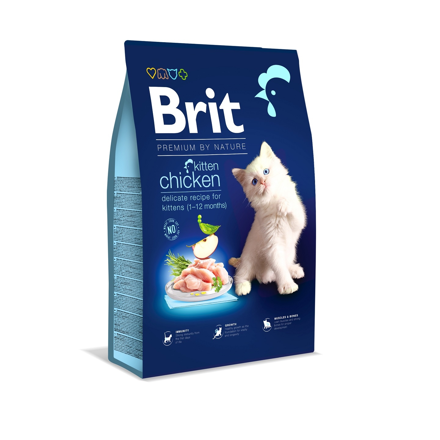 Brit Premium by Nature Cat Kitten Chicken, 8 kg Brit