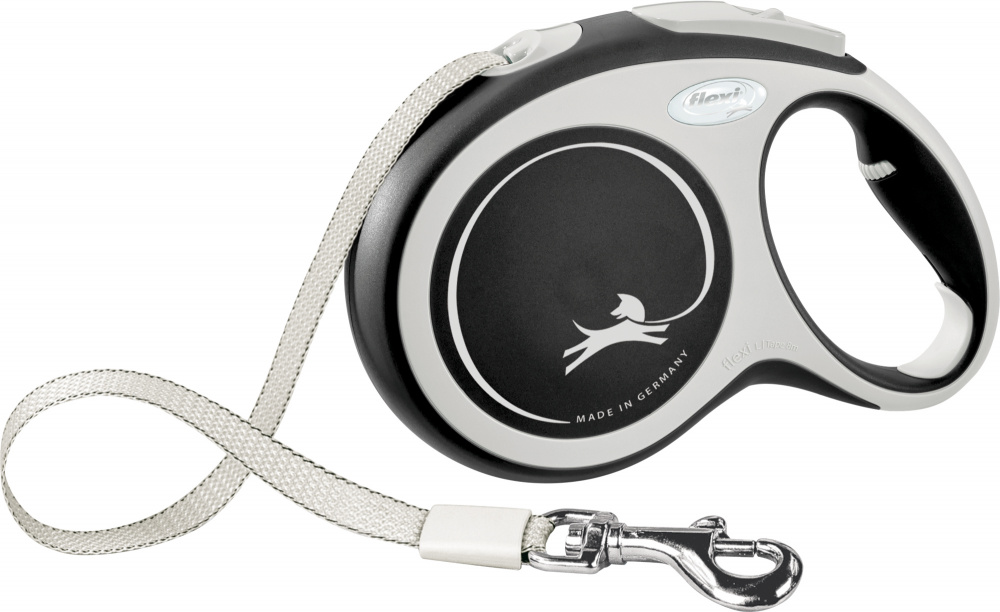 Lesa flexi comfort banda l: 8m/50kg, negru 213701