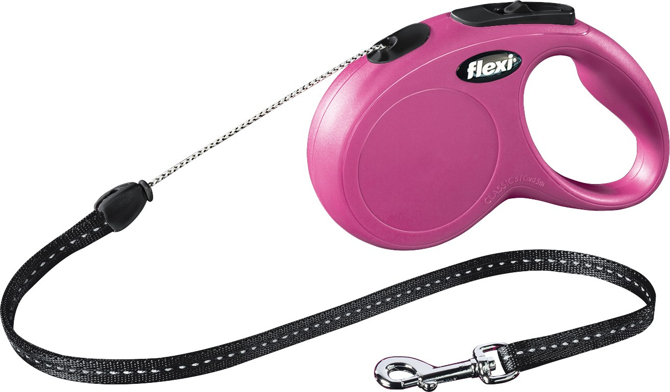 Lesa flexi snur classic s 5 m /12 kg roz 11786