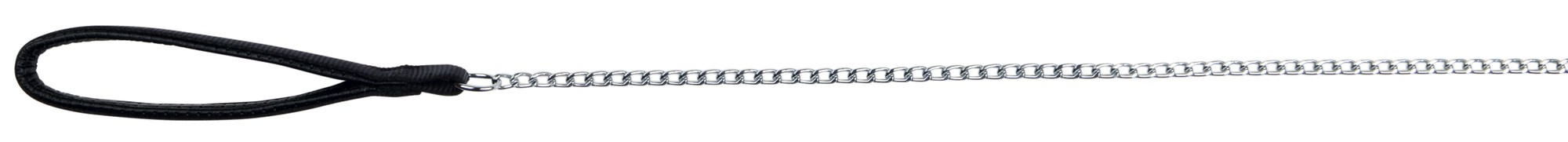 Lesa lant clasic maner chinga 1.10 m/2 mm negru 14011