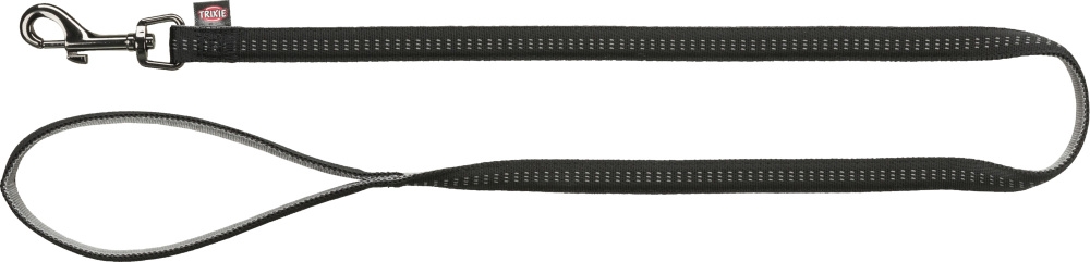 Lesa Softline Elegance L–XL: 1.00 m/25 mm negru/gri 115201 petmart.ro