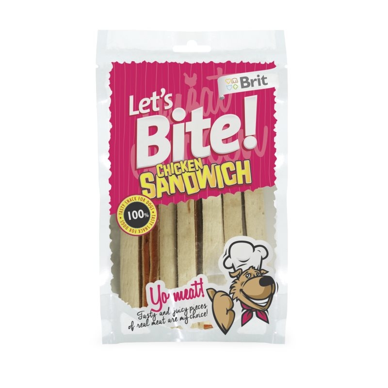 Brit Care Let’s Bite Chicken Sandwich 80 g Brit imagine 2022