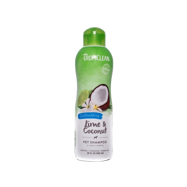 Sampon pentru caini si pisici, Tropiclean Lime & Coconut, 355 ml petmart.ro